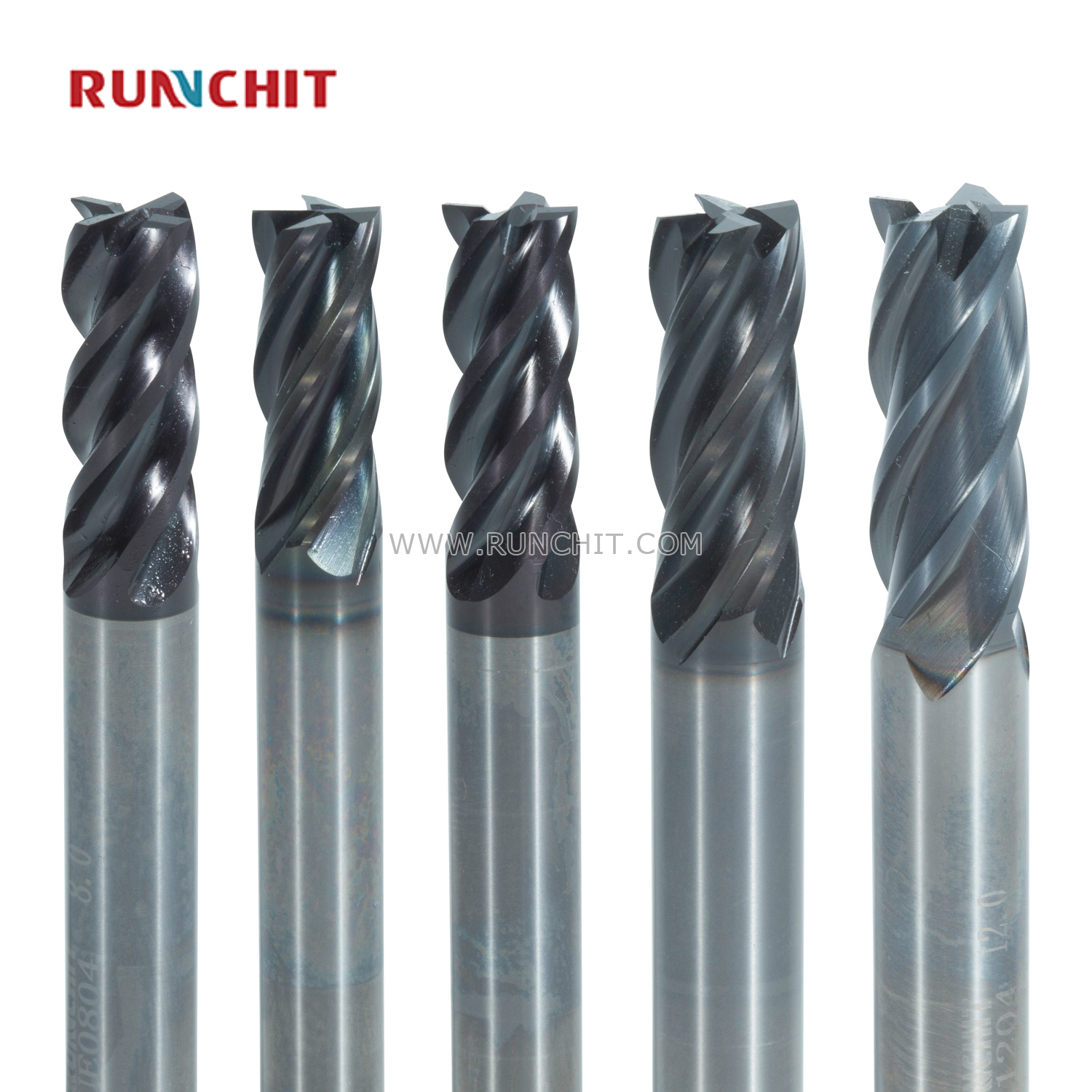 customized HRC55  end mill for metal processing